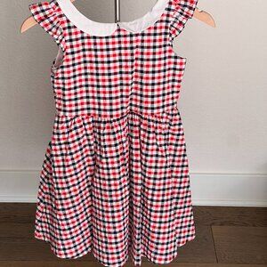 Janie and Jack Red & Navy Gingham Plaid Dress – NWT